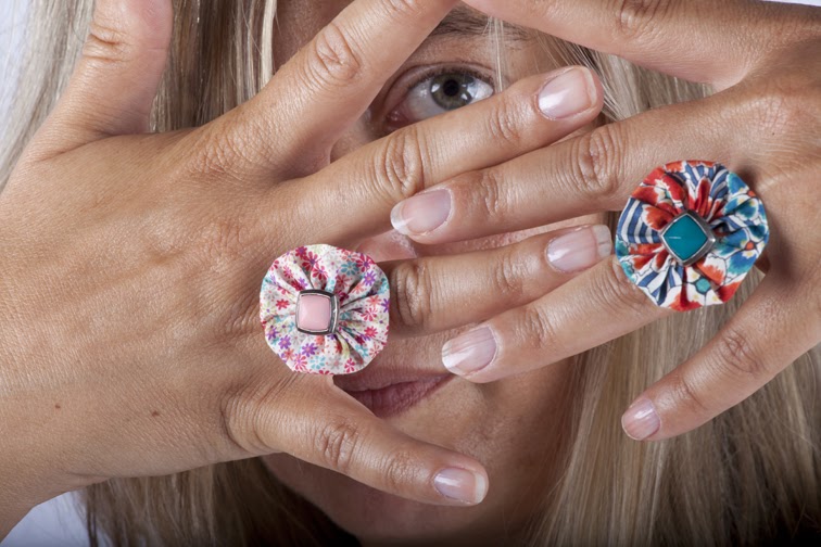 Bague Fleur Brodée