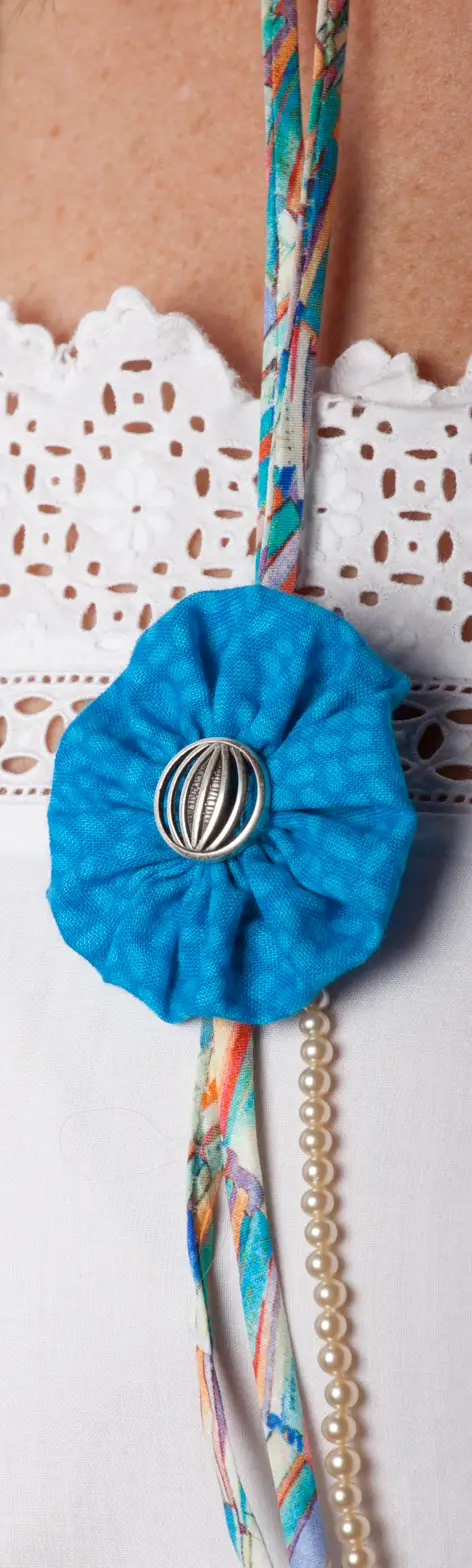 Collier Perles et Dentelles